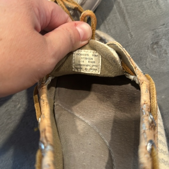 Sperry Top-sider Angelfish Boat Shoes Cork and Gray Size 9.5 - Picture 7 of 7